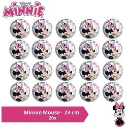 Bal - Voordeelverpakking - Minnie Mouse - 23 cm - 20 stuks