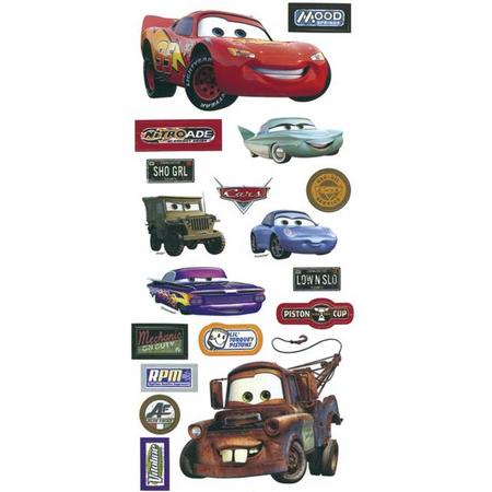 Disney - Cars Stickers & Borders - 1 vel met18 stickers