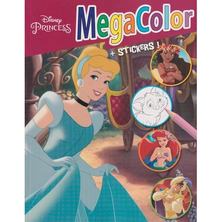 Disney - Disney Princess - Kleurboek - Stickerboek - Vakantieboek