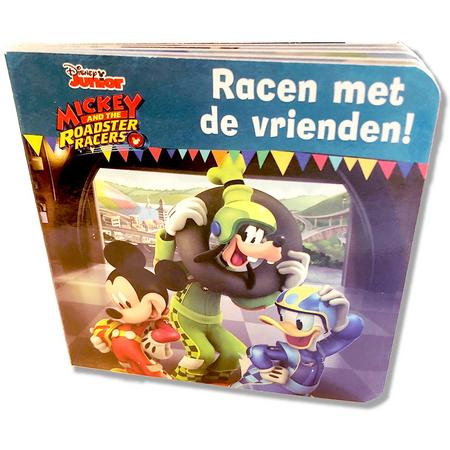 Disney : Mickey and the Roadster Racers racen met vrienden (kartonnen boekje)
