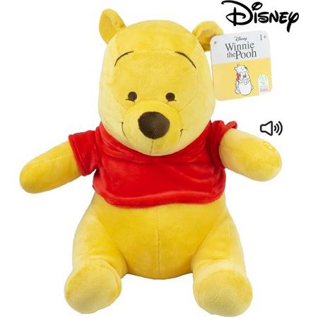 Disney - Winnie de Poeh knuffel met geluid - 28 cm - Pluche - Winnie the Pooh