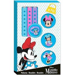   Armbandenset Minnie Mouse Junior Blauw/roze 6-delig