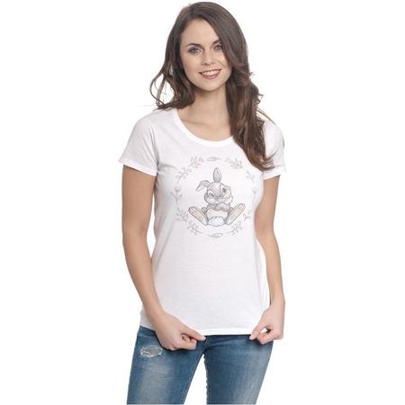 Disney Bambi Dames Tshirt -S- Stamper Wit