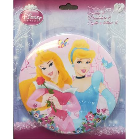Disney Button Xl Princess 14 Cm Roze