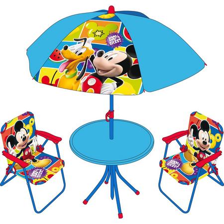Disney Campingset Mickey Mouse Junior Blauw 4-delig
