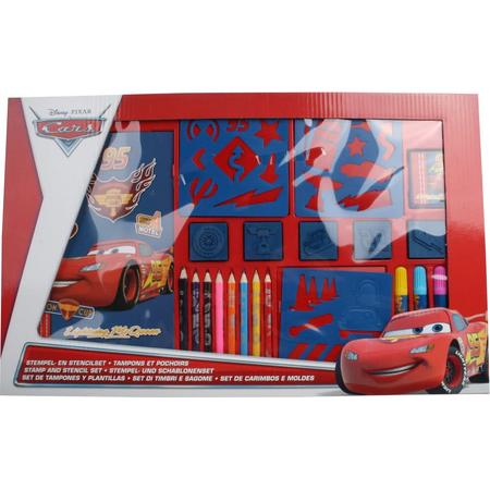 Disney Cars Stempel En Kleurset 22-delig