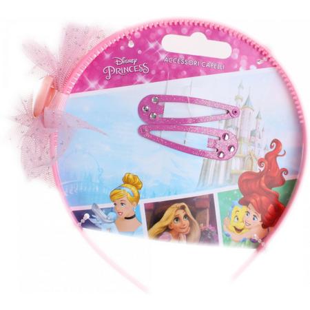 Disney Diadeem Met Speldjes Princess 3-delig Roze