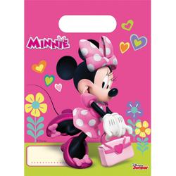   Feestzakjes Minnie Mouse Roze 23 Cm 6 Stuks
