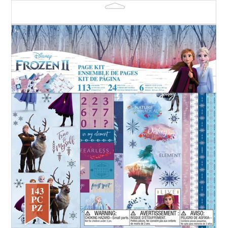 Disney Frozen 2 papier pakket met asseccoires - 143 stuks