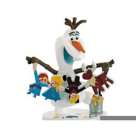Disney Frozen Olafs Adventure taart topper decoratie 7 cm.