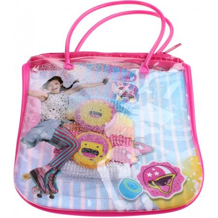 Disney Giftbag Met Haaraccessoires Soy Luna 15 Cm Roze