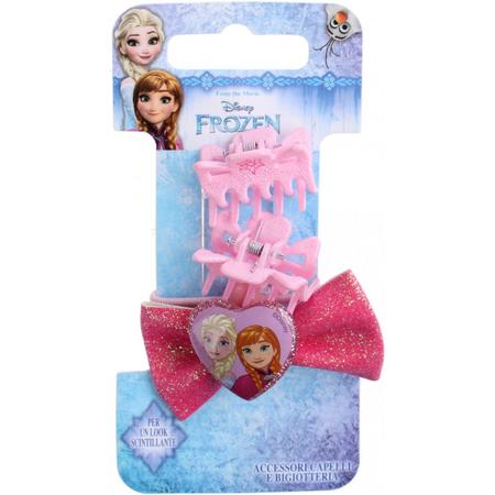 Disney Haaraccessoires Frozen 3-delig Roze