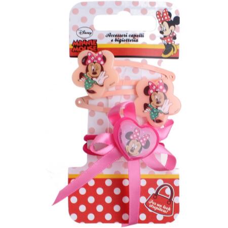 Disney Haaraccessoires Minnie Mouse 3-delig Roze