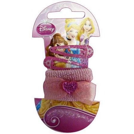 Disney Haaraccessoires Princess 4-delig Roze