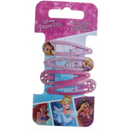 Disney Haarspeldjes Princess 4-delig Roze