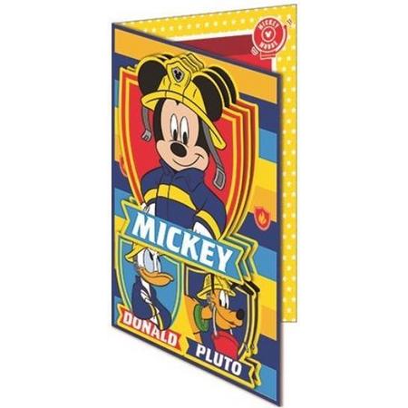 Disney Kaart Met Envelop Mickey Mouse 3d Junior 20,5 Cm Geel