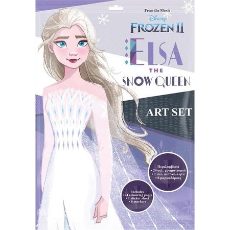 Disney Kleurboek Frozen 2 Junior Papier Paars/wit 26-delig