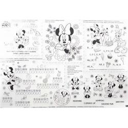   Kleurplaat Minnie Mouse Xxl Junior 70 X 100 Cm Papier Wit (en)