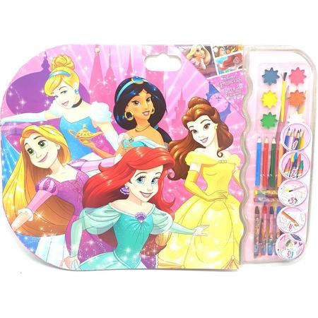 Disney Kleurset Prinsessen Xxxl Meisjes 53 X 58 Cm 27-delig