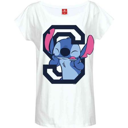 Disney Lilo & Stitch Dames Tshirt -XL- Stitch S Wit