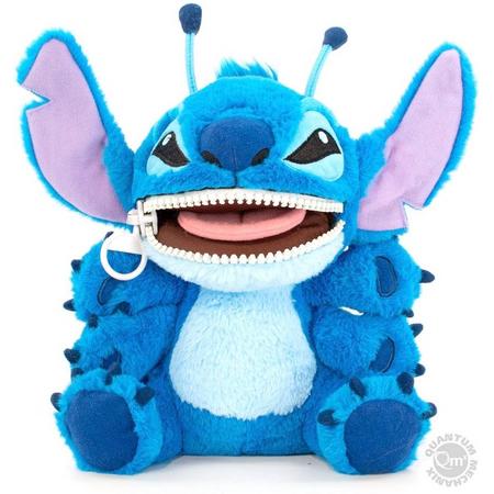 Disney Lilo & Stitch Pluche knuffel Zippermouth Stitch 24 cm Blauw