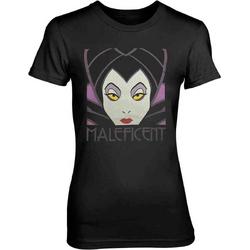  Maleficent Dames Tshirt -S- Zwart