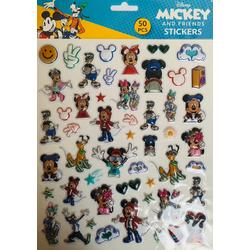   Mickey - Stickers - Stickervellen - Mickey Mouse - Minnie Mouse - Knutselen