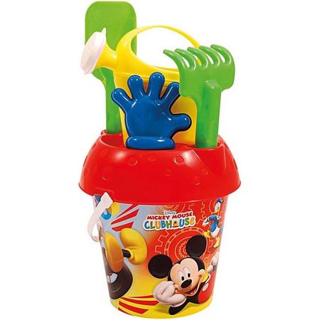 Disney Mickey Mouse strand/zandbak speelgoed emmer set - Zandbakspeeltjes - Strandspeelgoed