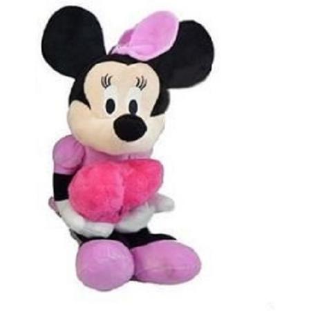 Disney Minnie Mouse Knuffel met hart/ verliefd (40 cm)