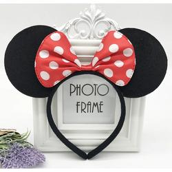 Disney Minnie Mouse Oortjes - Haarband voor MinnieMouse - Haar Band voor Meisjes & Jongens - Minnie Mouse Oortjes - Verkleden - Mickey en Minnie Mouse Oortjes - Disney Oortjes
