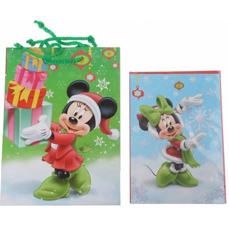 Disney Minnie Mouse cadeautas en wenskaart 24 x 17 cm