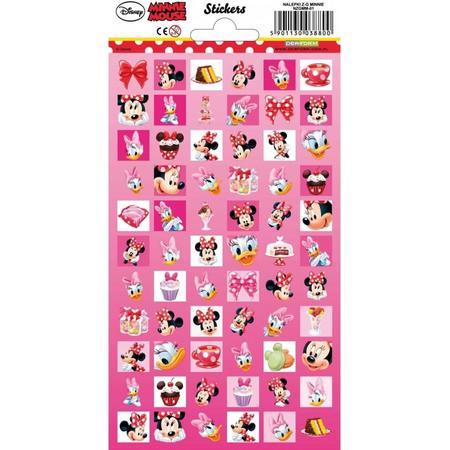 Disney Minnie Mouse stickers 66 stuks - stickervel