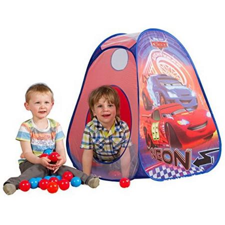 Disney Pop-up tent met ballen: cars 75 x 75 x 90 cm