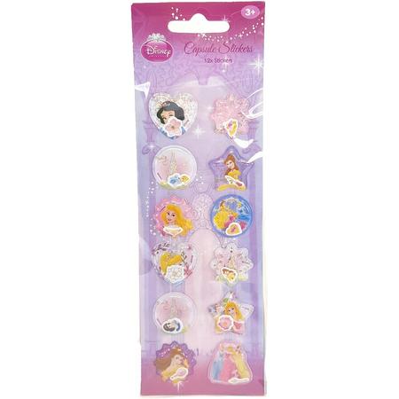 Disney Princess Capsule stickers 12x per vel