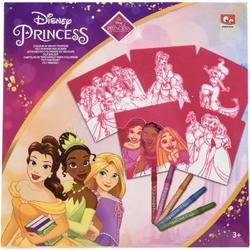   Princess Vilt Kleurplaten - 5 stuks - Viltkleuren - 18 x 18 cm - Luxe Kleurplaten van   Princess -   Princess Kleuren / Tekenen - Creatief Spelen voor Kinderen - Schoencadeau - kerstcadeau - Kleurplaat -   -   kleurplaat