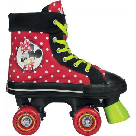 Disney Rolschaatsen Minnie Mouse Meisjes Zwart/rood Maat 35