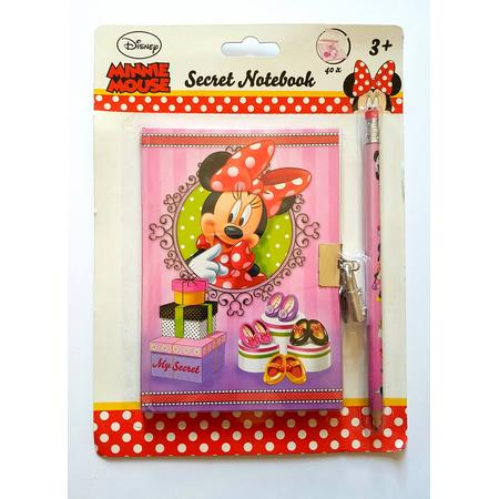 Disney Secret notebook dagboek Minnie Mouse