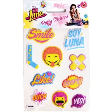 Disney Soy Luna 3d Puffy Stickers