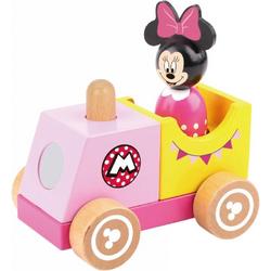 Disney Speelgoedtrein Minni Mouse Meisjes 12 Cm Hout 2-delig