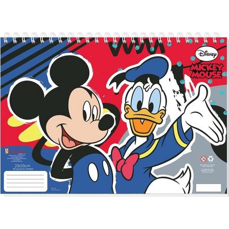 Disney Sticker- En Kleurboek Duck 33 Cm Papier 40 Paginas