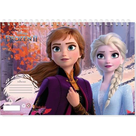 Disney Sticker- En Kleurboek Frozen Ii Herfst 33 Cm Papier