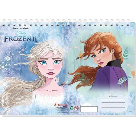 Disney Sticker- En Kleurboek Frozen Ii Winter 33 Cm Papier