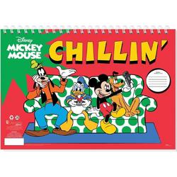 Disney Sticker- En Kleurboek Mickey Mouse Chillin 33 Cm Papier