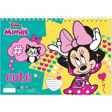 Disney Sticker- En Kleurboek Minnie Mouse Cute 33 Cm Papier