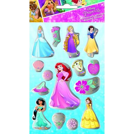 Disney Stickers Princess Reflecterend Meisjes Vinyl 30 Stuks