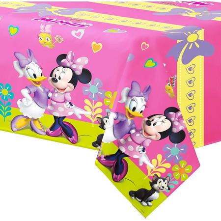 Disney Tafelkleed Minnie Mouse 120 X 180 Cm Roze
