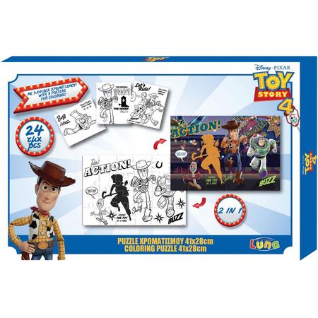 Disney Tweezijdige Puzzel Toy Story 24 Stukjes