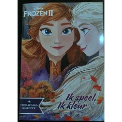 Frozen II - speel en kleurboek -   - Ik speel, ik kleur met Anna Elsa en Olaf - met verjaardagskalender - sinterklaas cadeau