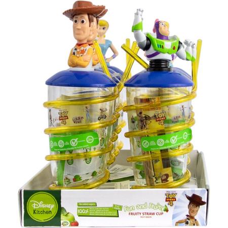 Gezond snoep Fun & Fruity Straw Cup Toy Story 8st. display