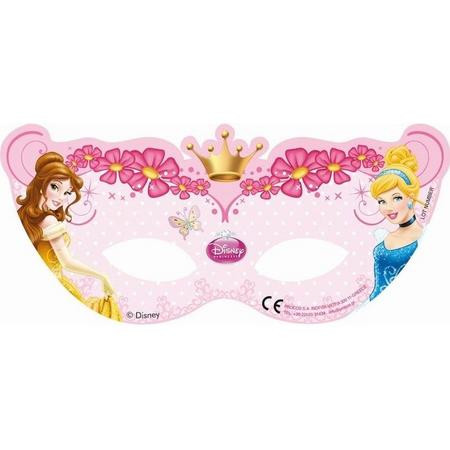 Maskers Disneys princess 6 stuks